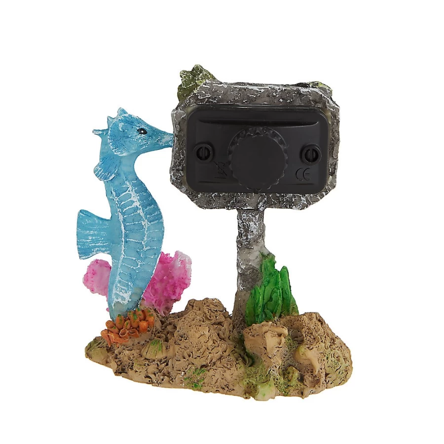 PetSmart Top Fin Seahorse-Shaped Aquarium Thermometer Decorative Ornament