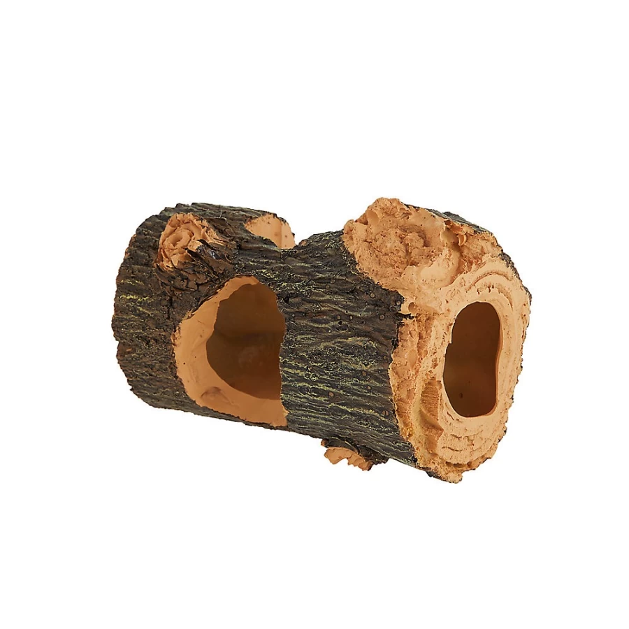 PetSmart Top Fin Wood Log Aquarium Decoration - Natural Fish Tank Ornament for Aquatic Habitats