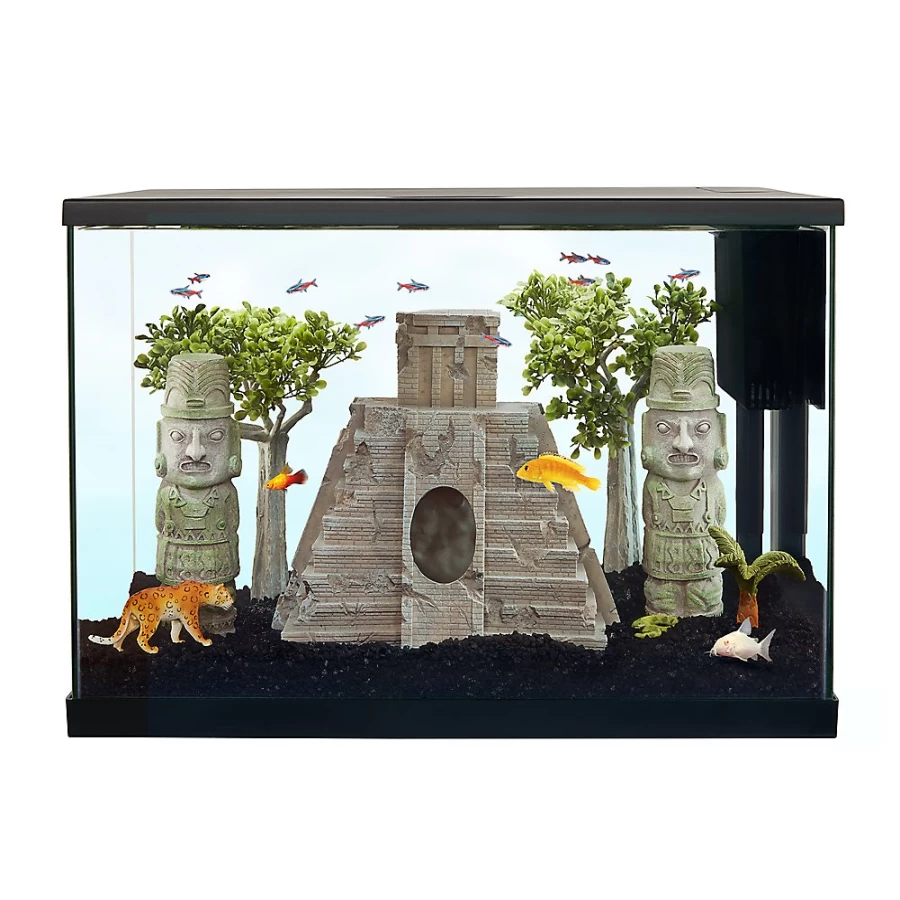 PetSmart Top Fin Ancient Empire Aquarium Decor Pack - Premium Fish Tank Decorations Set