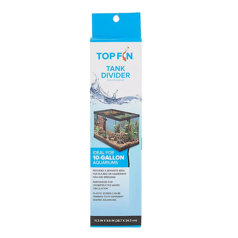 PetSmart Top Fin Adjustable Aquarium Tank Divider for Fish Separation and Safety
