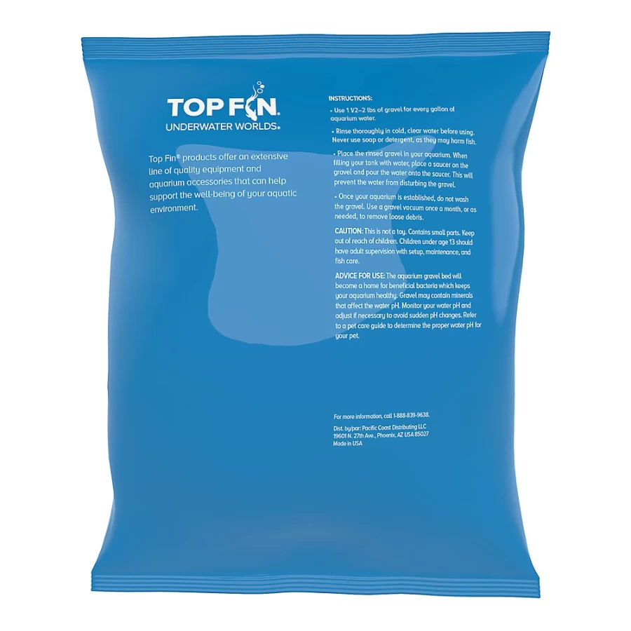 PetSmart Top Fin Premium Aquarium Gravel - Natural Beach Sand for Fish Tanks