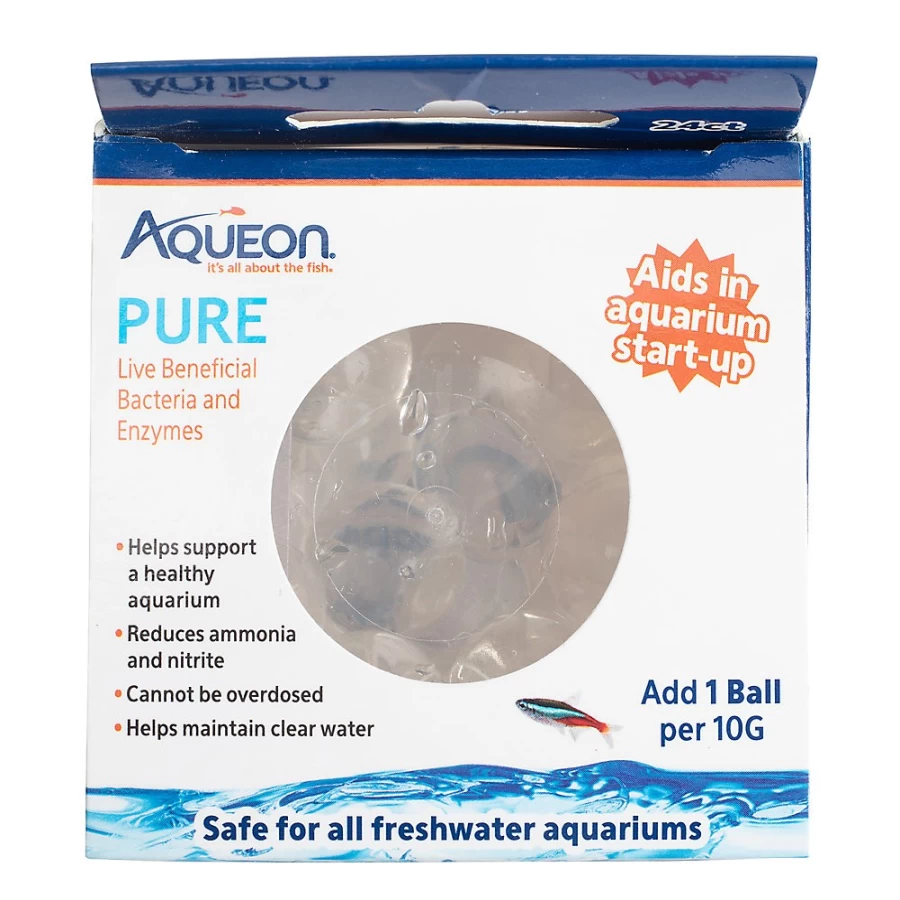 PetSmart Aqueon PURE Live Beneficial Bacteria for Aquariums - Tank Cleaner & Water Clarifier