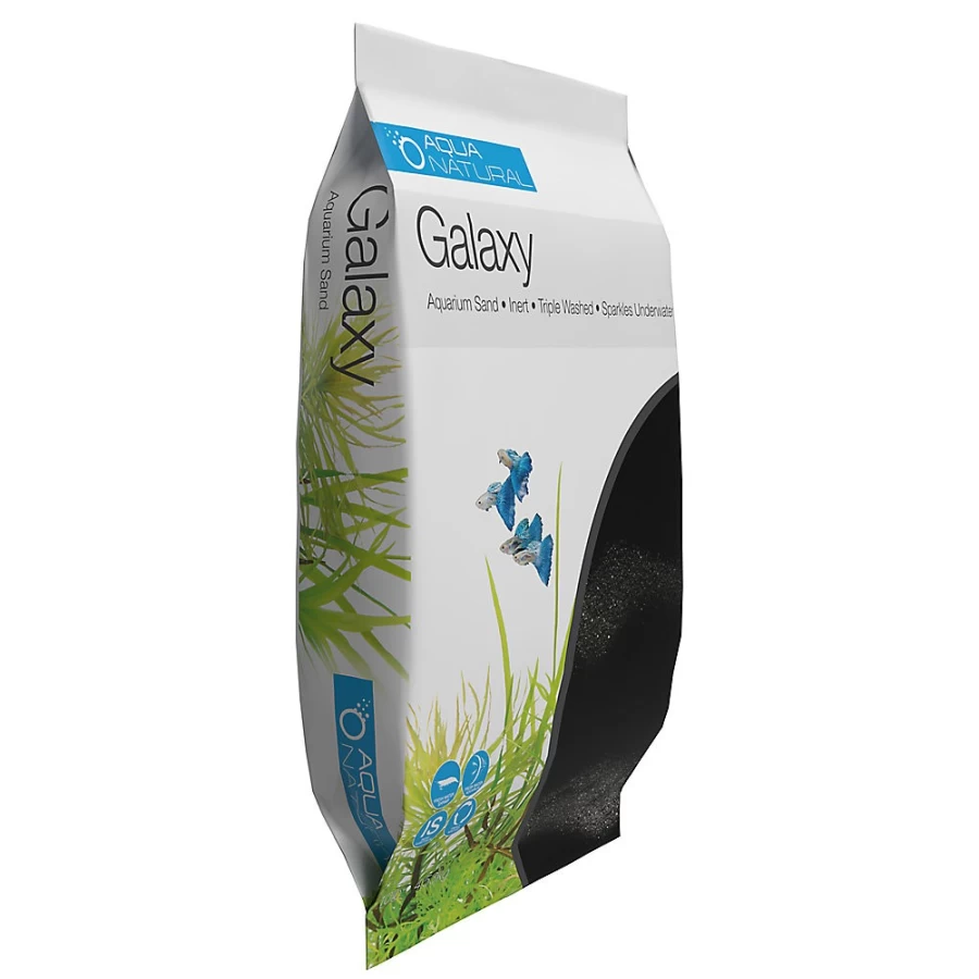 PetSmart Galaxy Black Aqua Natural Sand for Aquariums - Premium Aquatic Substrate