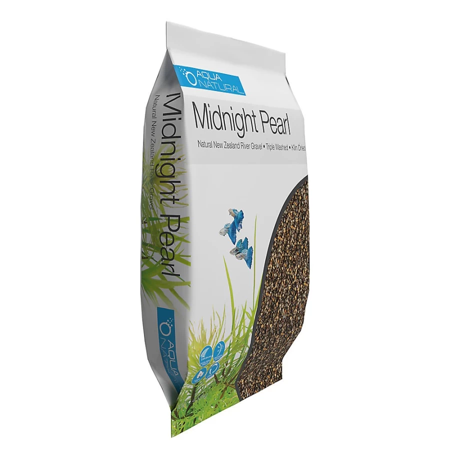 PetSmart Midnight Pearl Aqua Natural Gravel for Aquarium - Decorative Fish Tank Substrate