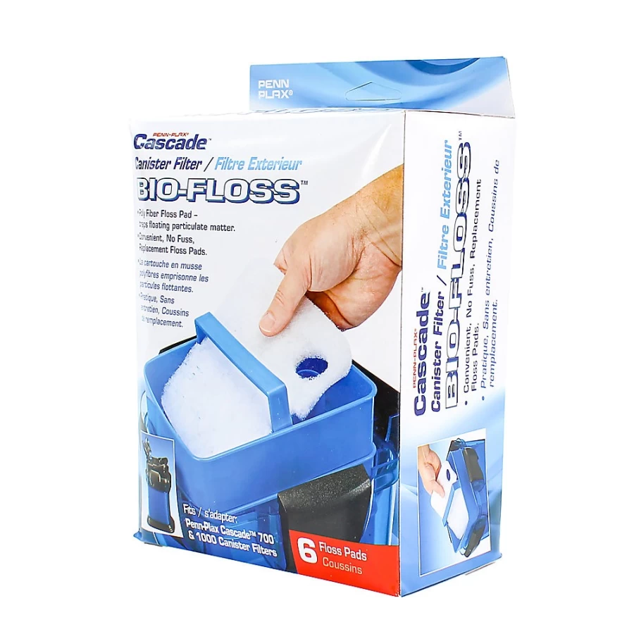 PetSmart Penn Plax Bio-Floss Replacement Poly Fiber Filter Pads for Aquarium Filtration