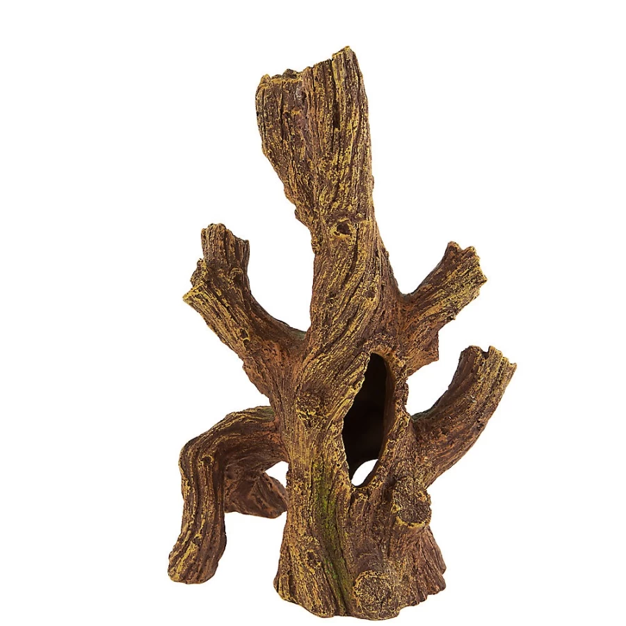 PetSmart Top Fin Artificial Brown Tree Decoration for Aquarium Fish Tank