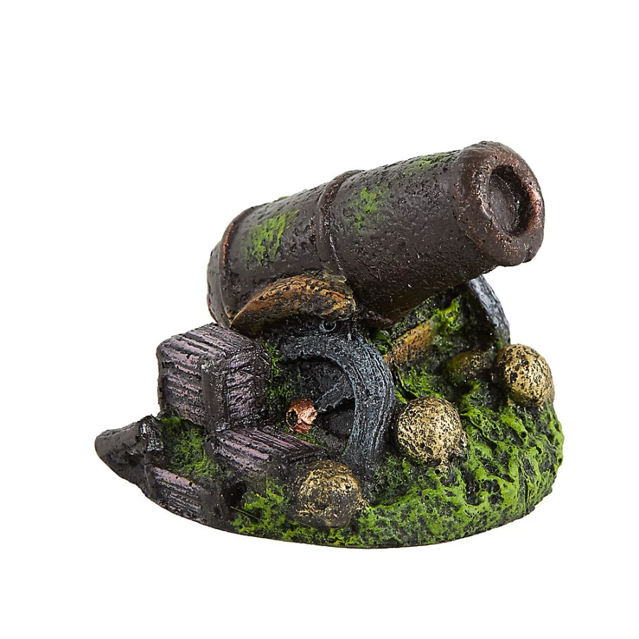 PetSmart Top Fin Cannon Decorative Aquarium Ornament for Fish Tanks