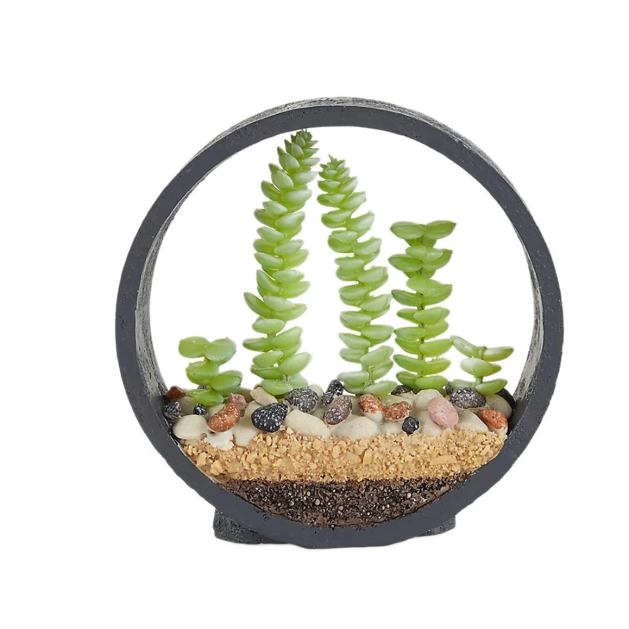PetSmart Top Fin Artificial Round Aquarium Plants Set for Fish Tank Decor