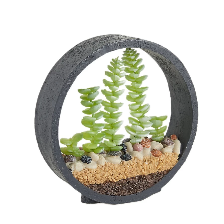 PetSmart Top Fin Artificial Round Aquarium Plants Set for Fish Tank Decor