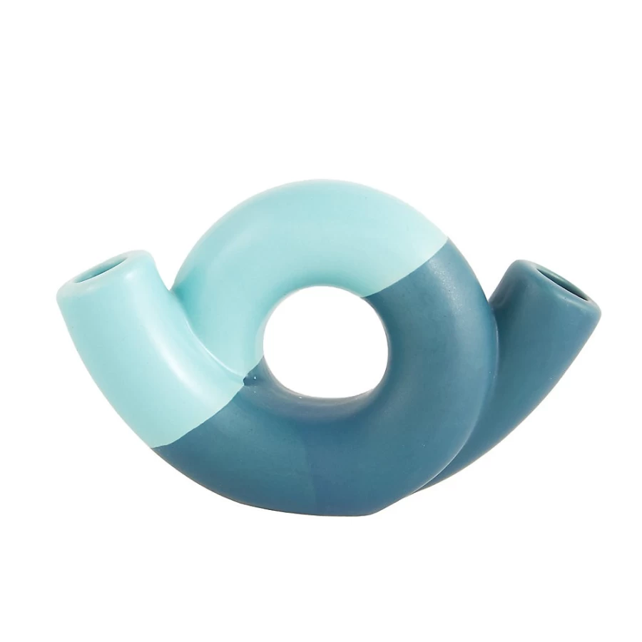 PetSmart Top Fin Futurology Ring - Teal Bubble Aquarium Decor for Fish Tanks