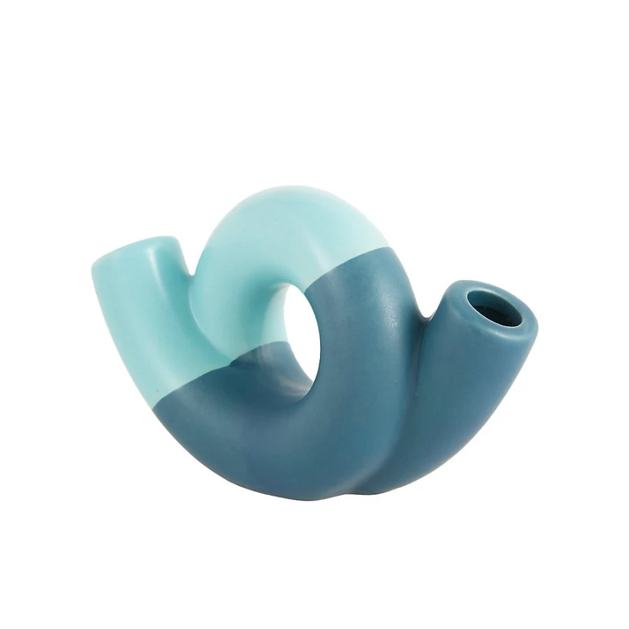 PetSmart Top Fin Futurology Ring - Teal Bubble Aquarium Decor for Fish Tanks