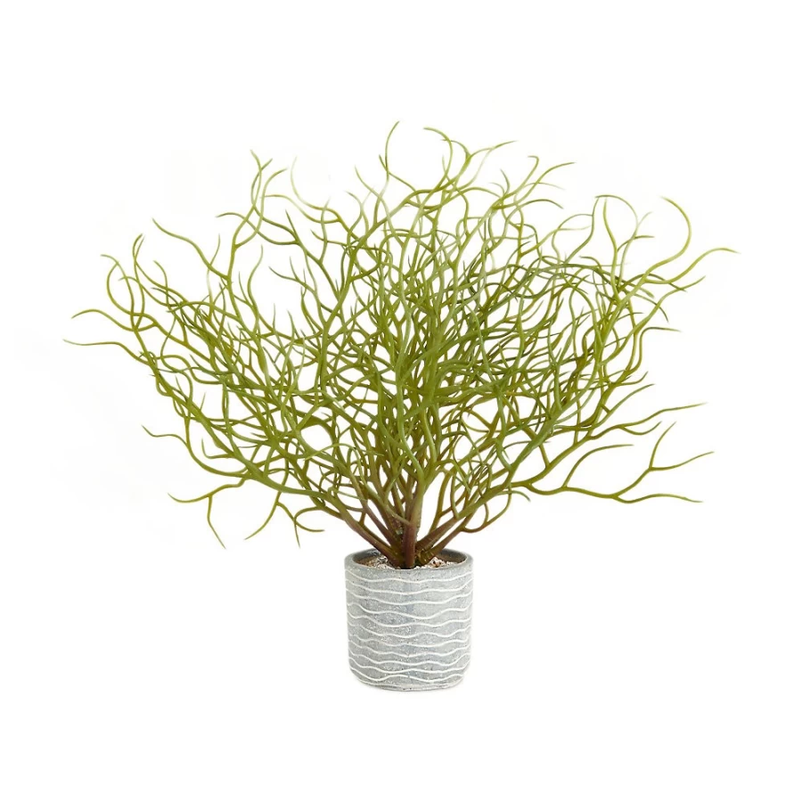 PetSmart Top Fin 10-Inch Artificial Stringy Plant in Decorative Pot for Aquarium