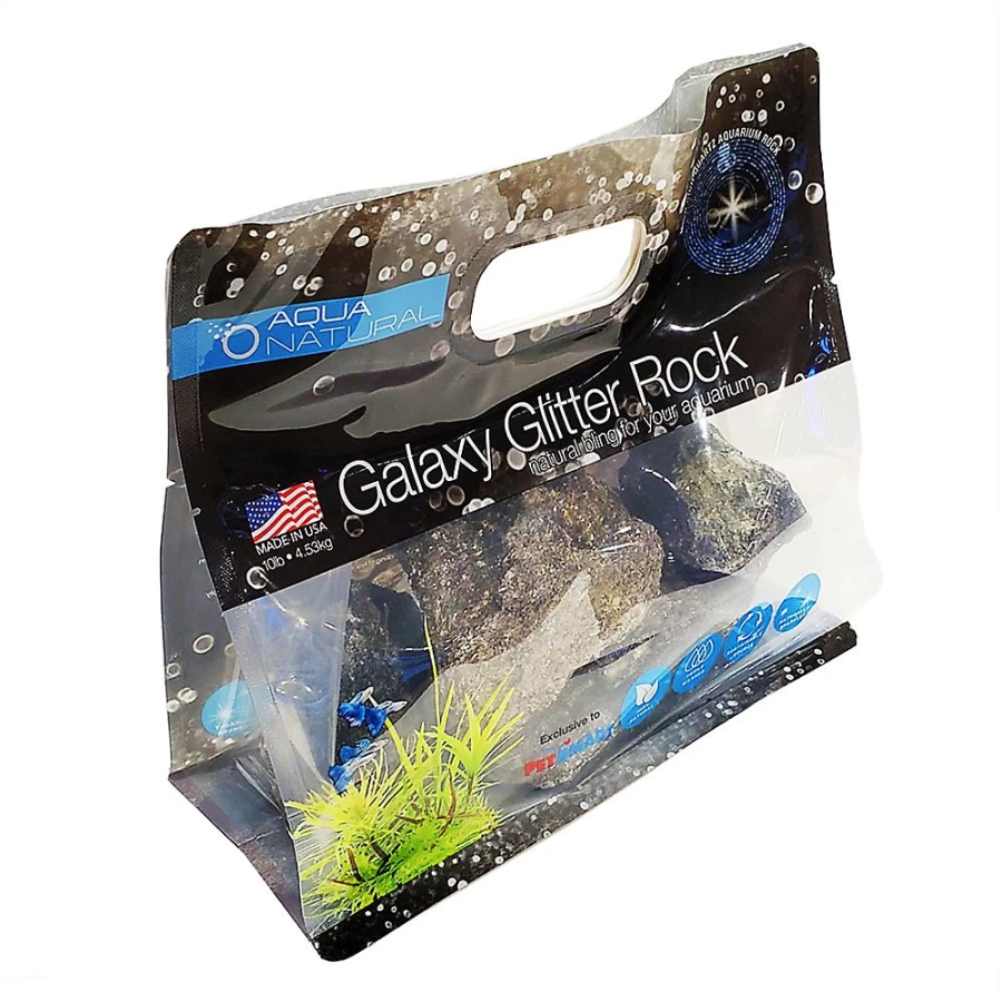 PetSmart Aqua Natural Glitter Rocks for Fish Tanks - Galaxy Decorative Gravel