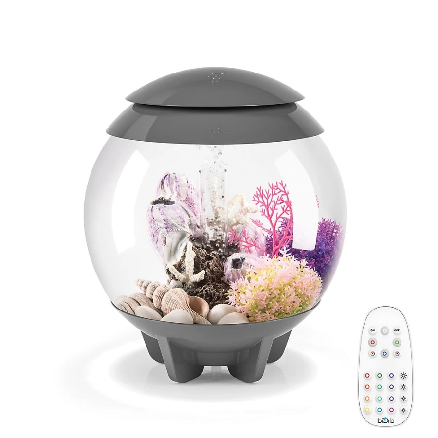 PetSmart biOrb HALO 15 LED Aquarium Kit - 4 Gallon Round Fish Tank with Multi-Color Lighting